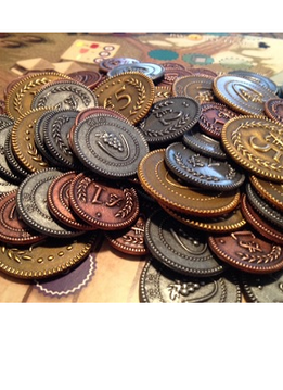 Viticulture Add-on: Metal Lira Coins