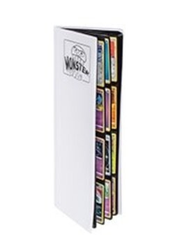 8 Pocket Tower Monster White Matte Binder