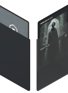 Sleeves: Curved Warlock Black Standard (100)