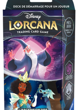 Disney's Lorcana:  L' Ascension des Floodborn - Deck de Démarrage: Merlin/Tiana (FR)