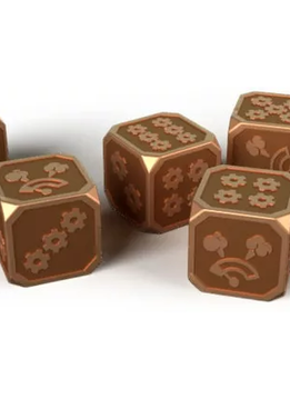 Zombicide Undead or Alive KS: Metal Steam Dice Set (EN)