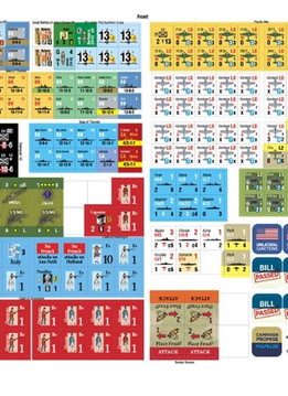 GMT GAMES 2023 Replacement Counter Sheet