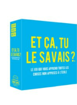 Et ça, tu le savais?