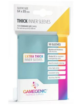 Sleeves: Gamegenic Thick Inner Sleeves (50)