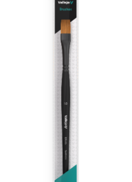 Vallejo: Flat Rectangular Synthetic Brush NO. 10