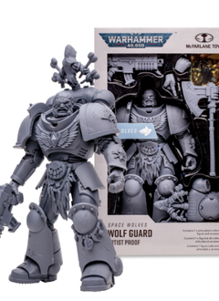 WH 40k 7'' Figurine: Wave 7 Space Wolf - Wolf Guard UNPAINTED