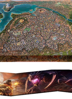 Tanares: Adventures RPG - GM Screen and Map