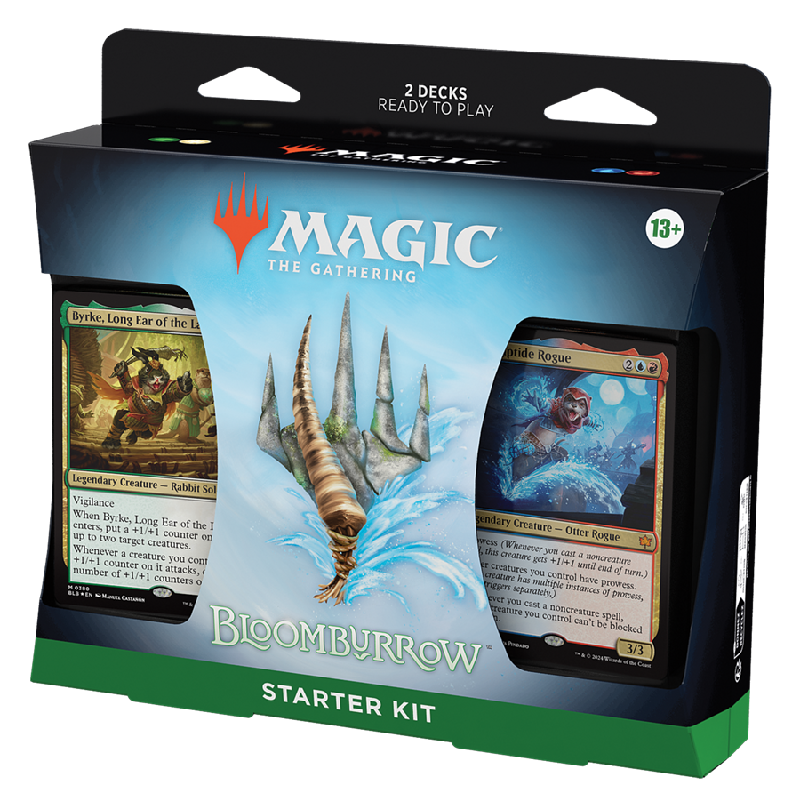 Magic Unlimited Starter Deck 2024 Magic: The Gathering Starter Deck Kit -  Bloomburrow (BLB) Set, Factory Sealed English Edition Magic The Gathering  Commander Deck