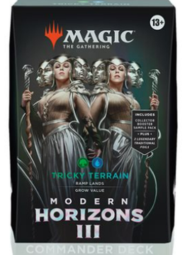 MTG: Modern Horizons 3 Commander Deck - Tricky Terrain (UG)