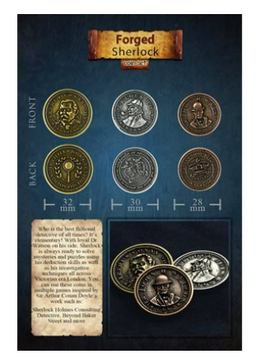 Legendary Metal Coins: Forged Sherlock (24pcs)