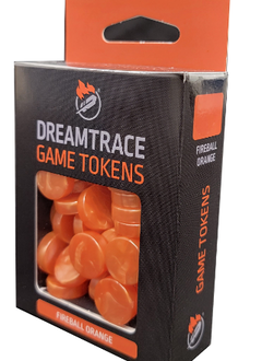 Dreamtrace Gaming Tokens: Fireball Orange