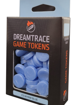 Dreamtrace Gaming Tokens: Icewyrm Blue