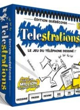 Telestrations Version Québec **Endommagé 10% de rabais**