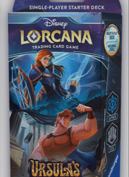 Disney Lorcana: Ursula's Return: Starter Deck Sapphire/Steel (EN) (Précommande)