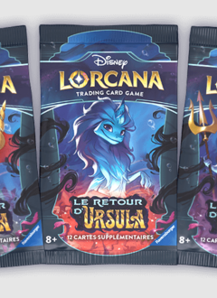 Disney's Lorcana: Le Retour d'Ursula: Booster PACK (Français) (Ramassage en boutique le 17 mai)
