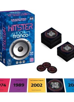 Hitster 100% Franco - Jeu de party musical (Disponible juin 2024)
