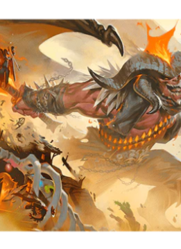 UP Playmat: MTG Outlaws of Thunder Junction - Rakdos, the Muscle