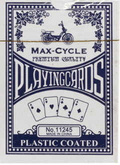 Jeu de cartes de Poker Max-Cycle No.11245 (Bleu)