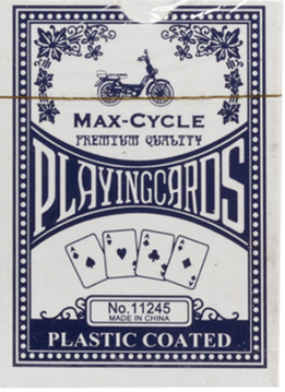 Jeu de cartes de Poker Max-Cycle No.11245 (Bleu)