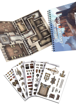 Into the Wilds Battlemap Books: Castles and Keeps