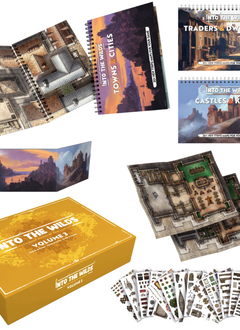 Into the Wilds Battlemap Books: Volume 3