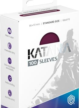 Katana Sleeves: Radiant Plum 100ct