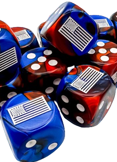 29065 WW2 United States Gemini Red/Blue 12D6