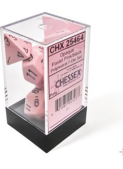 CHX25464 Opaque Pastel: 7pc Pink/Black