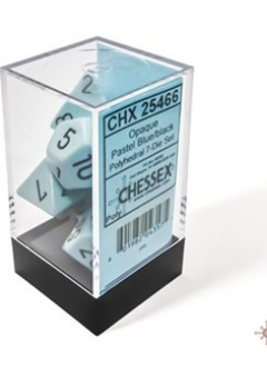 25466 Opaque Pastel: 7pc Blue/Black