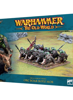 WH The Old World: Orcs and Goblins: Orc Boar Boyz Mob (4 mai 2024)