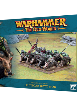 WH The Old World: Orcs and Goblins: Orc Boar Boyz Mob (4 mai 2024)