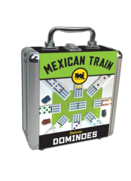 Dominoes: Mexican Train - Double 12 DLX with Case