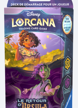 Disney Lorcana: Le Retour d'Ursula - Deck de Démarrage Saphir/Acier (FR)