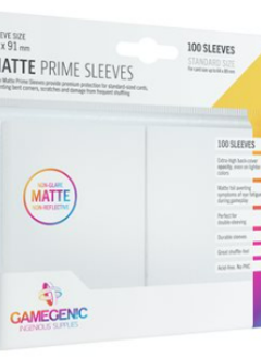 Matte Prime Sleeves White 66 x 91 (100ct)