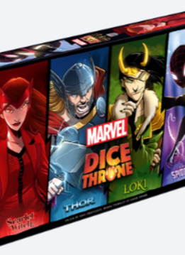 Marvel Dice Throne - Scarlet Witch vs Thor vs Loki vs Spider-Man  (FR)