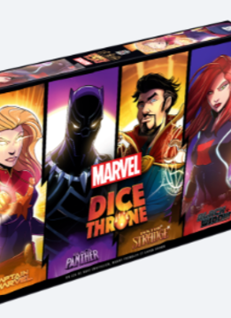 Marvel Dice Throne - Black Widow vs Doctor Strange vs Captain Marvel vs Black Panther  (FRANÇAIS)