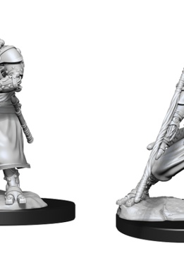 D&D Unpainted Minis: Warforged Monk (WV14)