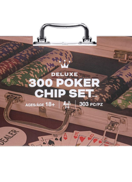 Poker Chip Set: 300 Deluxe