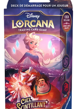 Disney's Lorcana: Ciel Scintillant - Deck de Départ: Elsa/Ralph (FR) Précommande