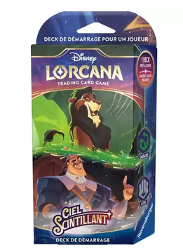 Disney's Lorcana: Ciel Scintillant - Deck de Départ: Scar/Kronk (FR) Précommande