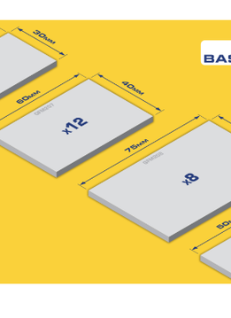 GF9 MDF Bases 30 x 60mm (20)