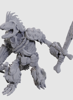 D&D Nolzur's Marvelous Unpainted Miniatures: Wave 23: Lizardfolk Skeleton