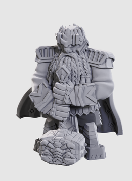 PF Unpainted Minis: Wave 23 - Male Dwarf Champion High-Level