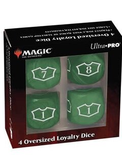 Dice: Loyalty Dice Set: Magic the Gathering: Forest (4pc)