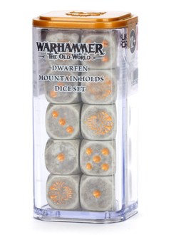 WH The  Old World: Dice Pack - Dwarfen Mountain Holds