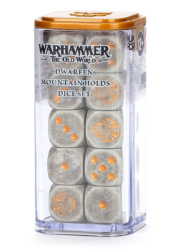 WH The  Old World: Dice Pack - Dwarfen Mountain Holds