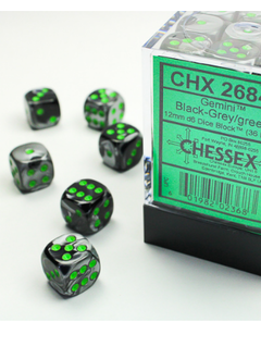 Gemini 36D6 Black-Grey/Green 12mm