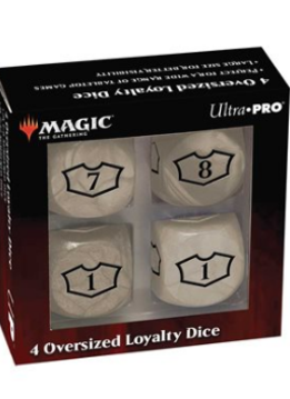 Dice: Loyalty Dice Set: Magic the Gathering: Plains (4pc)