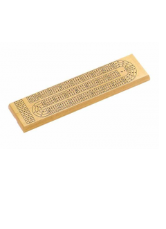 Cribbage Natural 3 Track w/Pegs ans Storage
