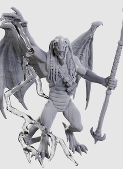 D&D Unpainted Mini: Wave 24 Blue Abishai